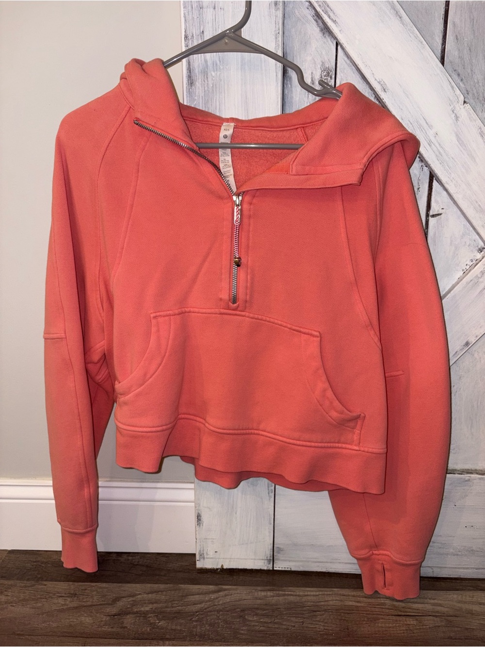 lululemon athletica Coral Half-Zip Hoodie